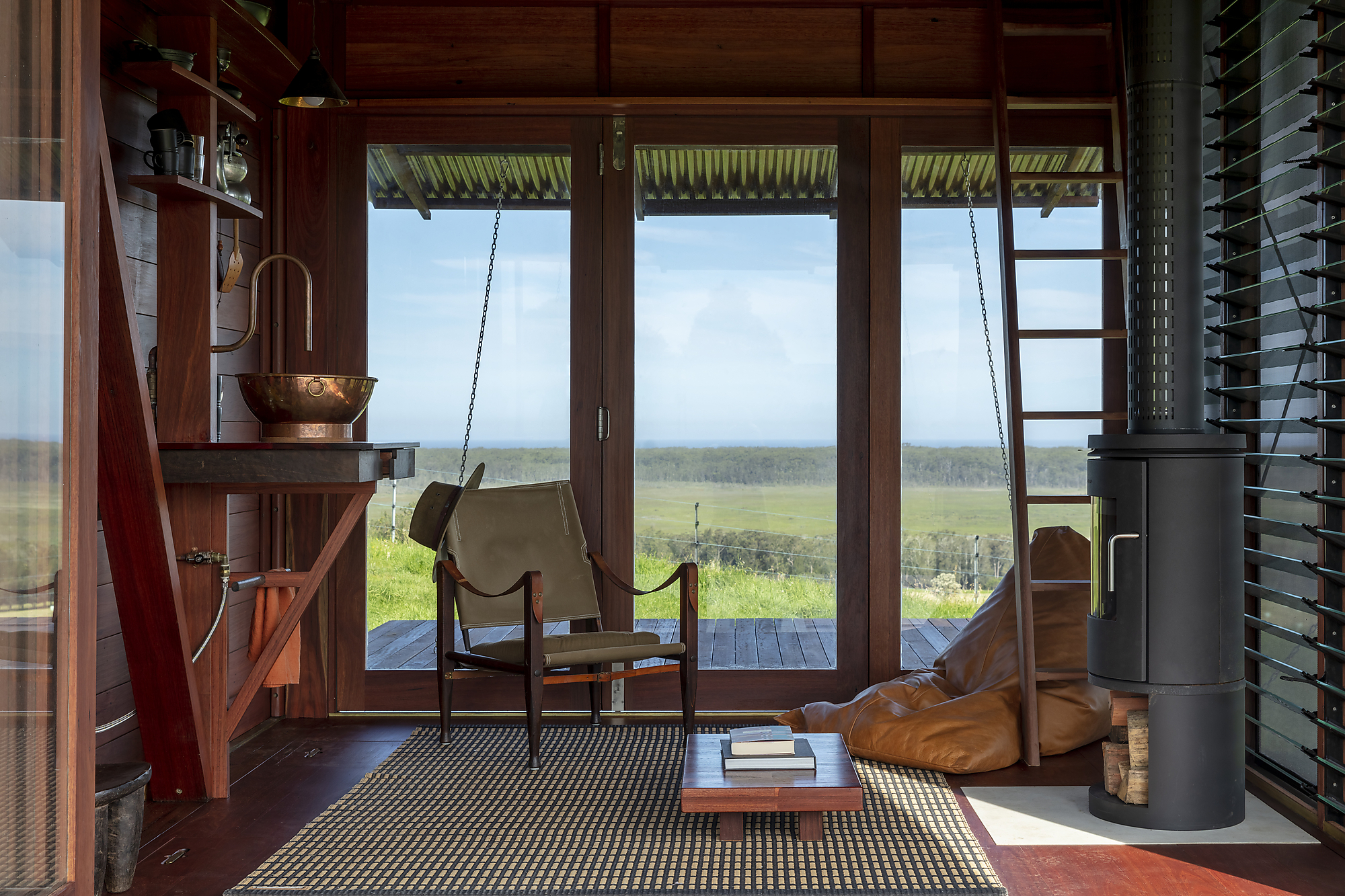 Interior photograph of Permanent Camping Two by Andrew Loiterton